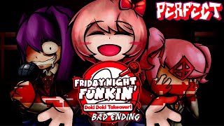 Friday Night Funkin' - Perfect Combo - Doki Doki Takeover! | BAD ENDING Mod + Cutscenes [HARD]