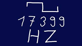 17399 hz square