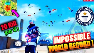 Top 5 world Record of free fire 😱 || Impossible world record in Garena Free Fire