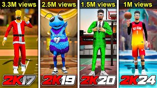 I Created The BEST BUILD From EVERY NBA 2K on NBA 2K24