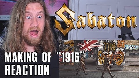 Making of "1916" - SABATON | METAL MUSIC VIDEO PRODUCERS REACT