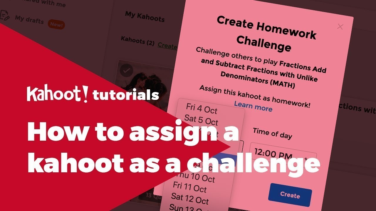 How To Assign Kahoot Challenges For Self Paced Learning Youtube