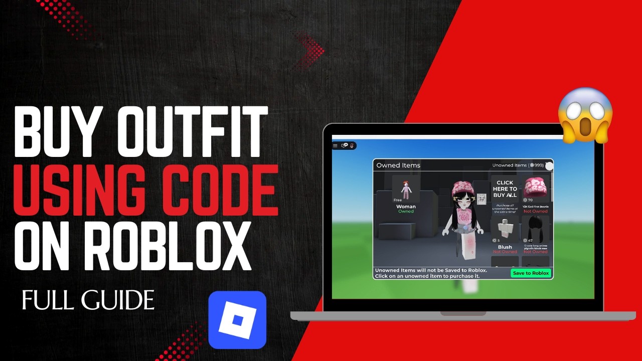 How to Use Outfit Code on Roblox - YouTube