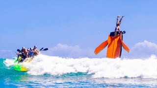 SURFING WAIKIKI WILL NEVER BE THE SAME! DISASTER AT THE RED BULL PARTY WAVE