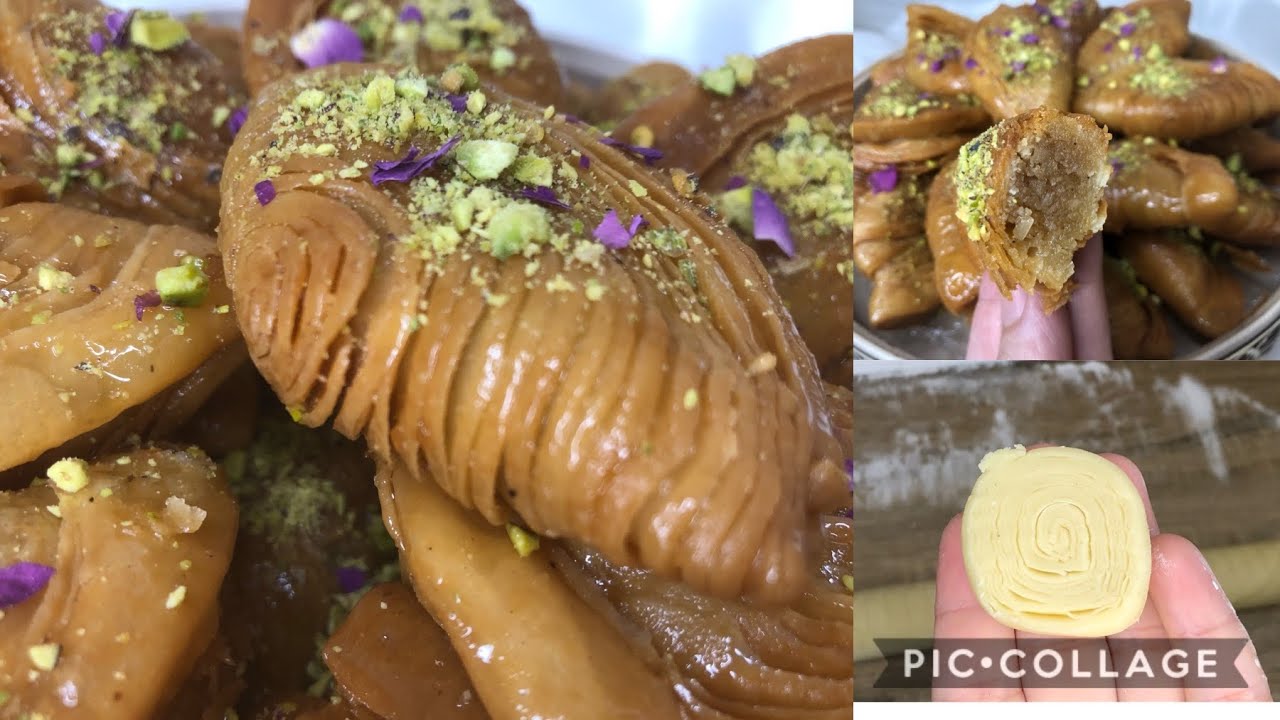 Rghayafs aux amandes Feuilleté au miel 🍯 / رغايف باللوز مورقين