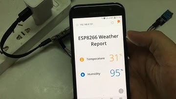Temperature monitor via Webserver with ESP8266 NodeMCU DHT11