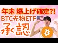 ビットコイン 年末 爆上げ確定‼️先物ETF が承認