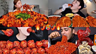 MUKBANGERS VERY HUNGRY FOR SPICY FOODS!🌶️🌶️🌶️🥵🔥🔥🔥