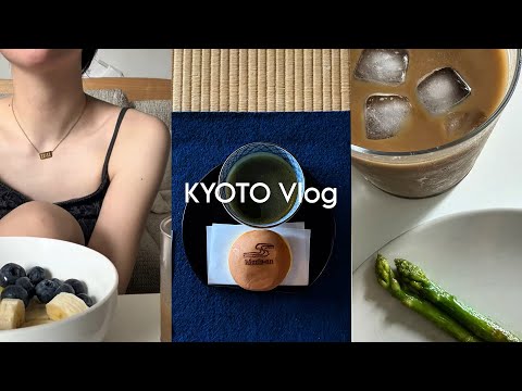 京都Vlog🥣|何の仕事してる?これからの働き方に悩む日々|日本庭園カフェで心を整える休日|理想のシナモンロール