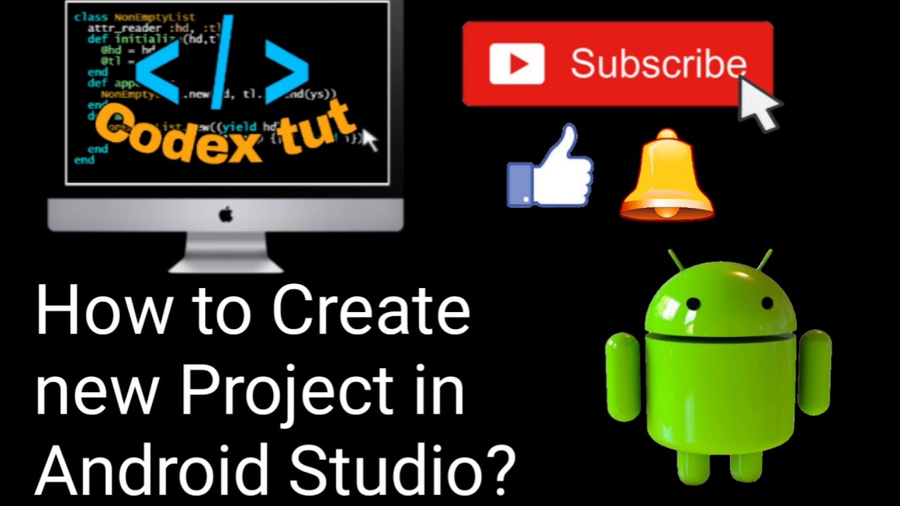 How To Create New Project in Android Studio - YouTube