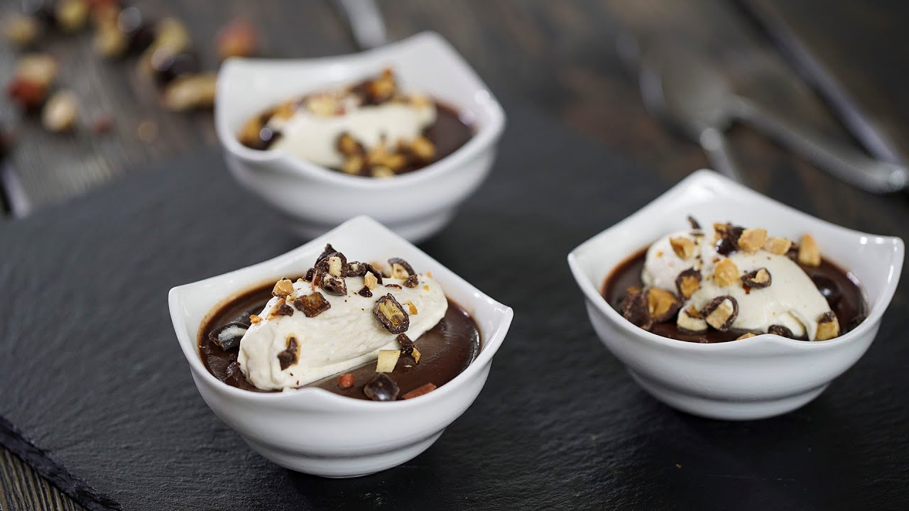 No-bake Chocolate Peanut Butter Pots de Crème