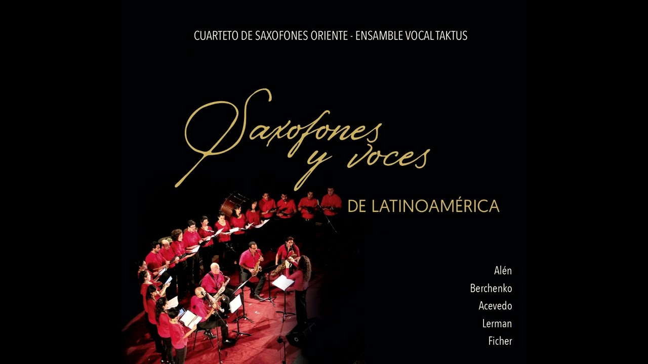 INTERLUDIO, para cuarteto de saxofones solo de la obra Rapsodia Op. 88 de Jacobo Ficher