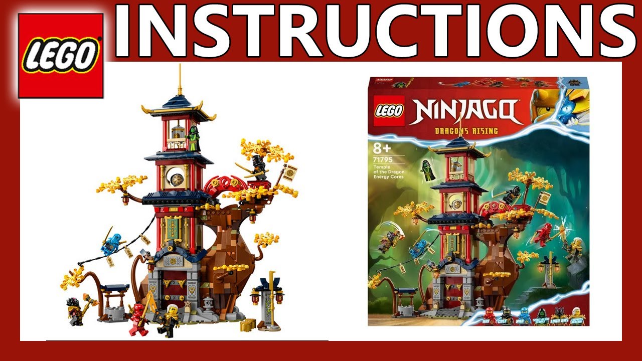 LEGO Instructions | Temple of the Dragon Energy Cores | 71795