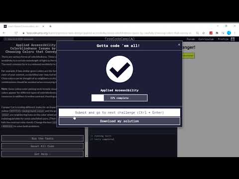 Applied Accessibility (18/22) | Avoid Colorblindness Issues by Carefully Choosing Colors | fcc