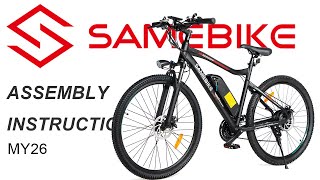 SAMEBIKE MY-SM26 Assembly Video