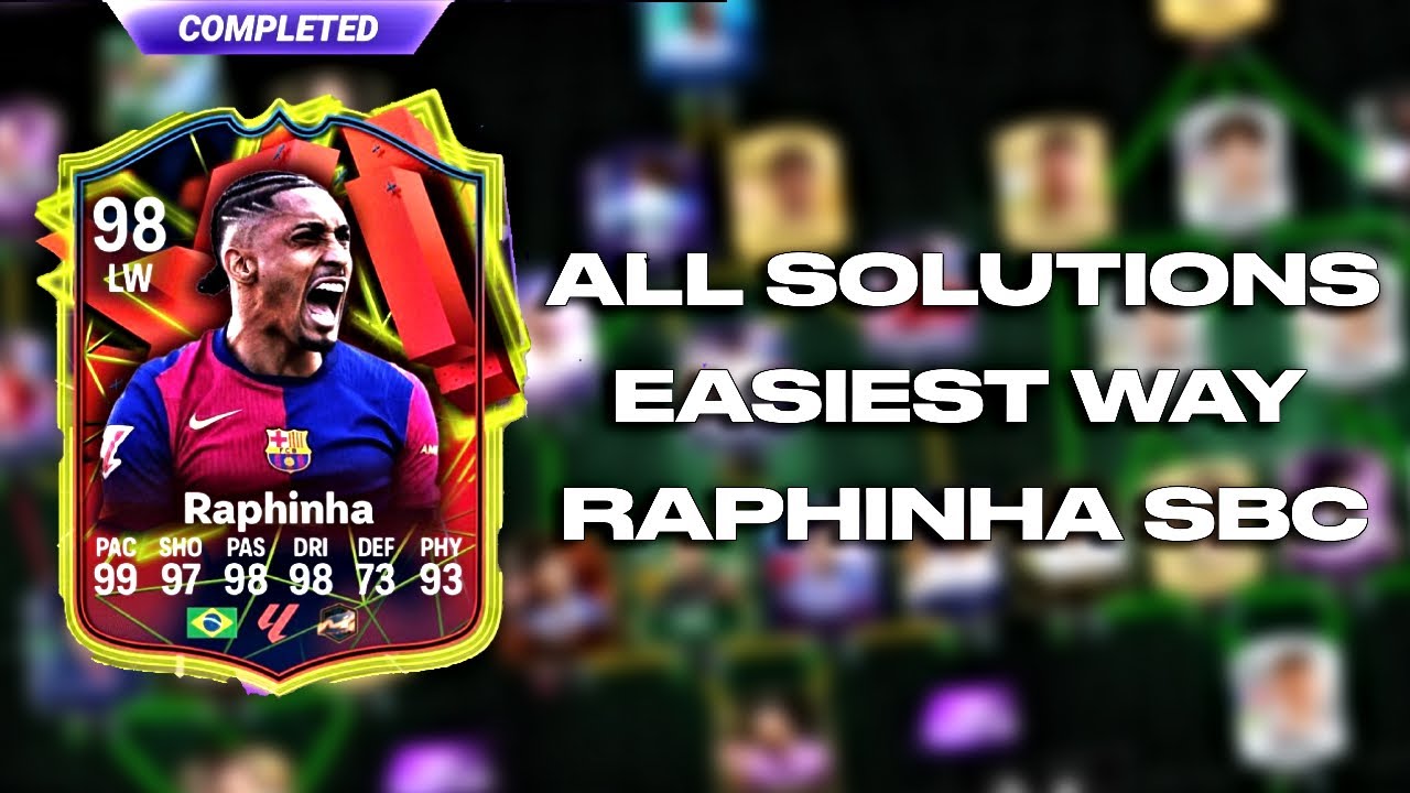 *ALL 18* RAPHINHA EASIEST SBC SOLUTIONS | MADFUT 25 GUIDE