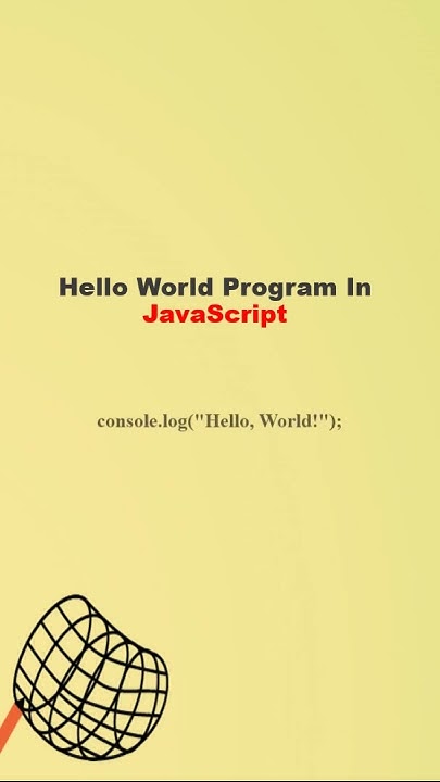 Hello World Program In Javascript | how to write hello world in ...