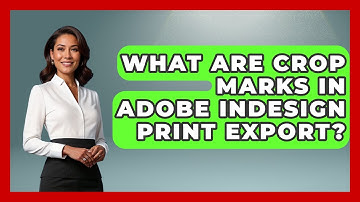 What Are Crop Marks In Adobe InDesign Print Export? - Design Tool Unlocked