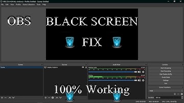 How to Remove OBS Black Screen 2020 / How to Fix OBS Black Screen / (Windows 10 New Update)100% Work