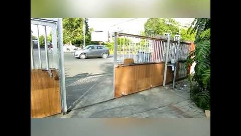 Sliding gate Automation at Ahmdabad done by krishna home automation +919016042525