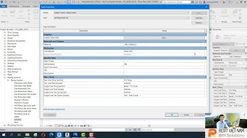 revit mep point group-Bài 5 2 Thiết lập hệ thống các đường ống cấp thoát nước
