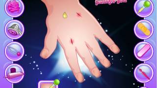 Juego: Manicure Spa Elsa screenshot 3