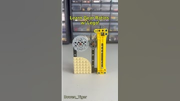 Gear Ratios Explained w/ Lego! #lego #learning #engineering #stem