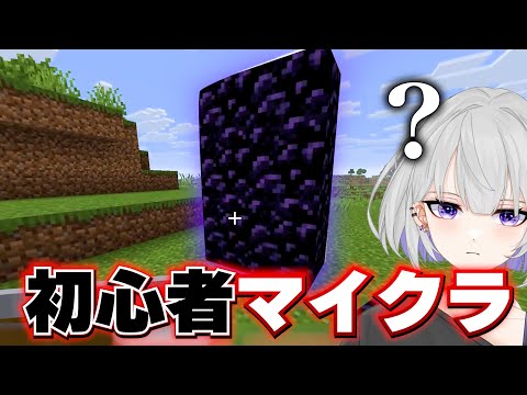 【マイクラ 切り抜き】リスナーに聞きながらネザーゲートを作る初心者