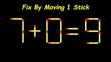 Mind-Blowing Matchstick Puzzle – Move 1 Stick to Win!