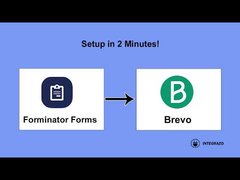 Forminator Forms to Brevo Integration in WordPress (Free Plugin) | Integrazo Automator