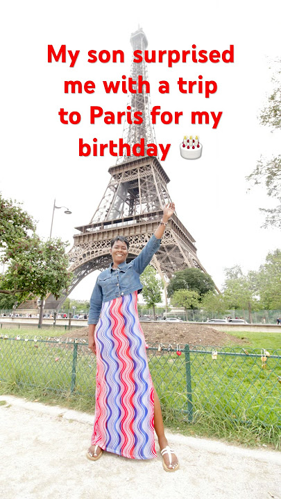 My son surprised me with a trip of a lifetime… Paris, France 🇫🇷 #paris #eiffeltower