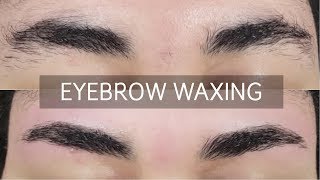 How To: EYEBROW WAXING / SHAPING