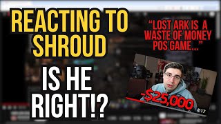 Reacting to Shrouds Thoughts on Lost Ark