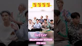 BTS Butter Billboard Hot100 No1 5th #shorts