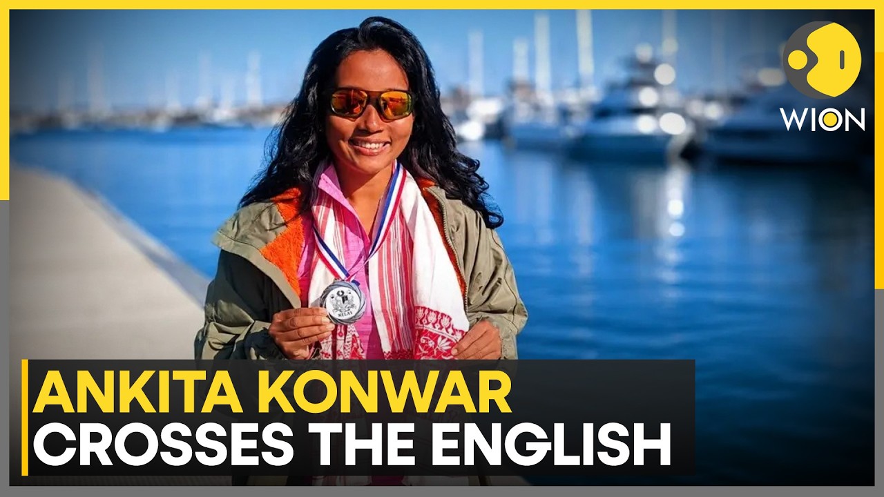 Assam’s Ankita Konwar Becomes First N-E Indian Woman to Cross English Channel | WION Assam’s Ankita Konwar Becomes First N-E Indian Woman to Cross English Channel | WION