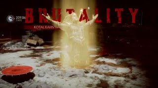 Mortal Kombat 11: brutality hunting online with Kotal Kahn's custom variation