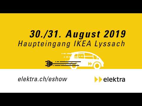 Elektroauto Show IKEA 30./31. August 2019