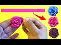 Aprenda a fazer rosas com apenas uma tira de papel