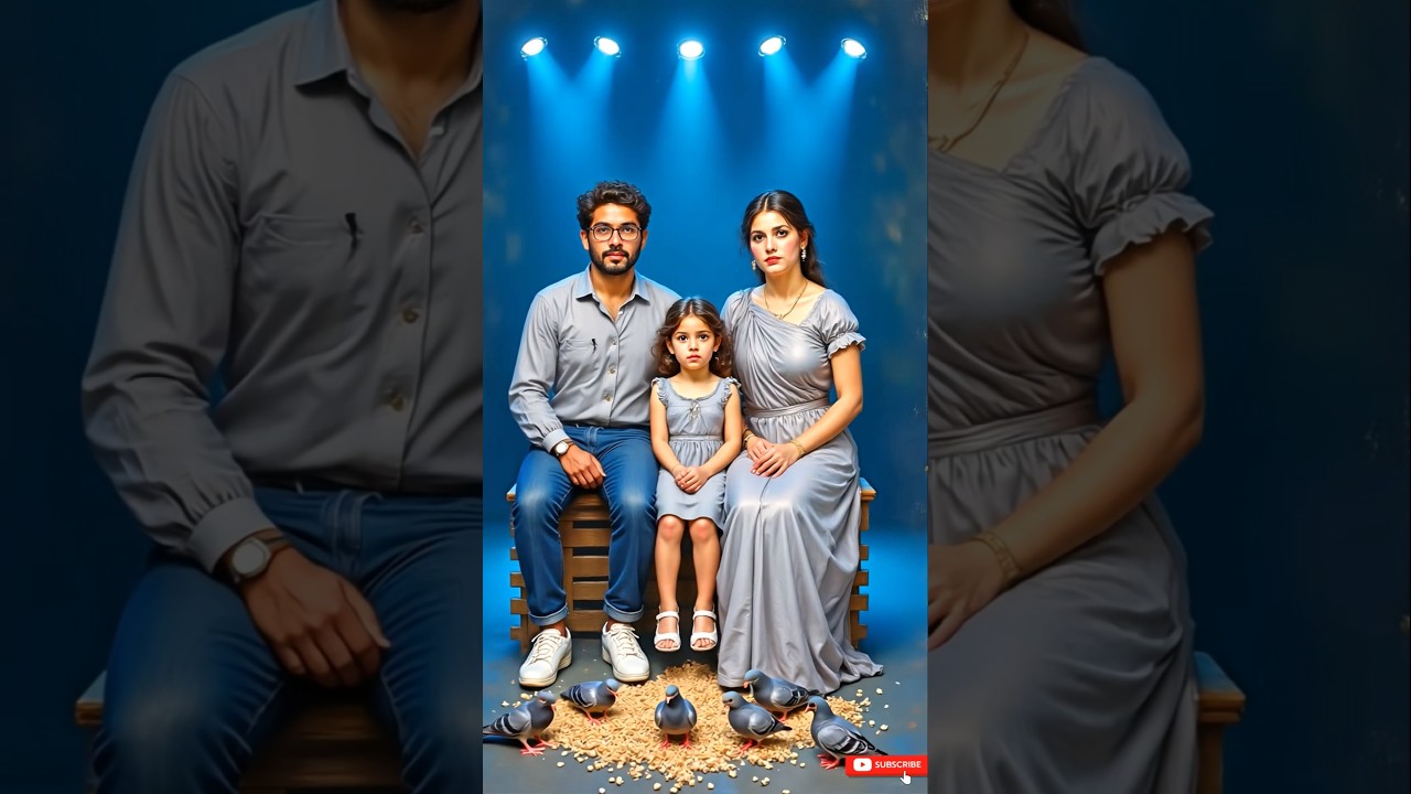 Magical AI Family Bond | Grey Outfits & Calm Vibes