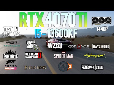 RTX 4070 Ti : Test in 14 Games at 1440p  - RTX 4070Ti Gaming