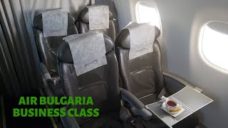 Bulgaria Air Business Class - Embraer 190 | Flight Sofia - Paris