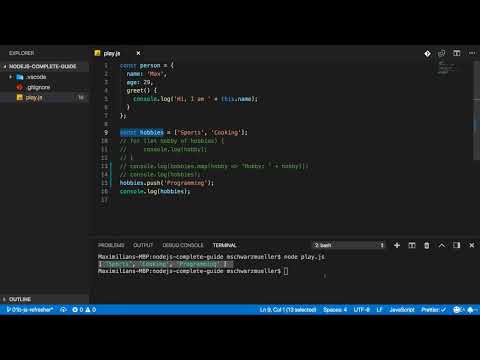 14  Arrays, Objects & Reference Types