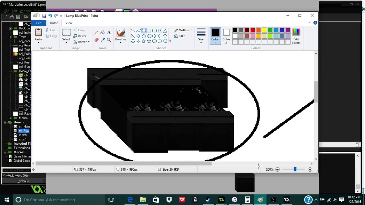 Fake 2d Game maker 2d fake 3d depth problem - YouTube