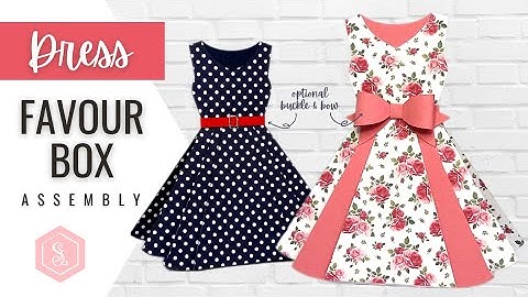 Dress Favour Box - Assembly Tutorial