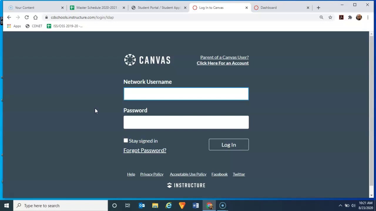 Canvas And Log In Issues YouTube