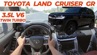 NEW Toyota Land Cruiser GR Test drive (Sport Mode)