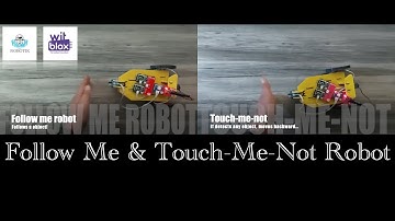 Touch-me-not & Follow me robot / WITBLOX
