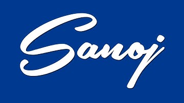 Sanoj Name Signature Style | Sanoj Signature Style | S Name Signature Styles