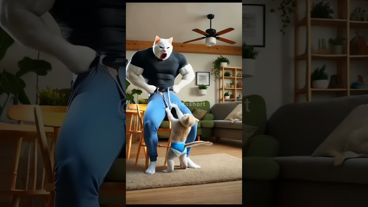 When Kitten Orders Too Much Candy! 🍭 Dad Cat’s Reaction is Priceless 😂 