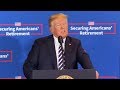 President Trump participates in a signing event on strengthening retirement security in America  Nor